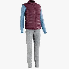 3D Women's Jeans Vest Pullover 1